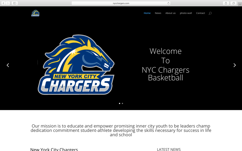 Website NYC Chargers